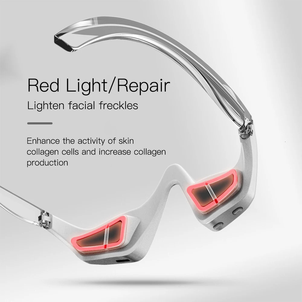 Red Light Theraphy 3D Eye Massager Relieves Eye Fatigue Electric Eyes Massage Beauty Remove Anti Wrinkle Eye Relaxtion Tool 250328