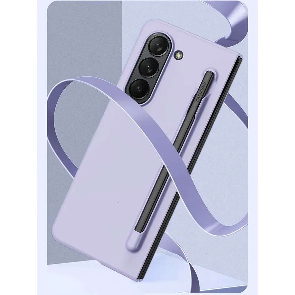 Skin Feel Slim Case for Samsung Galaxy Z 6 5 4 3 with Stylus Pen Slot Holder Plastic Fold Shockproof Protection Hard Cover