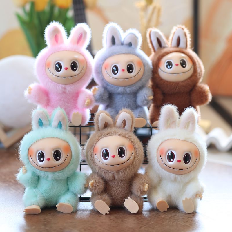 Anime Characters Stuffed Animal Pendants Bulk Plush Toys Labubu Claw Machines Cartoon Characters Figurines Wholesale 15cm