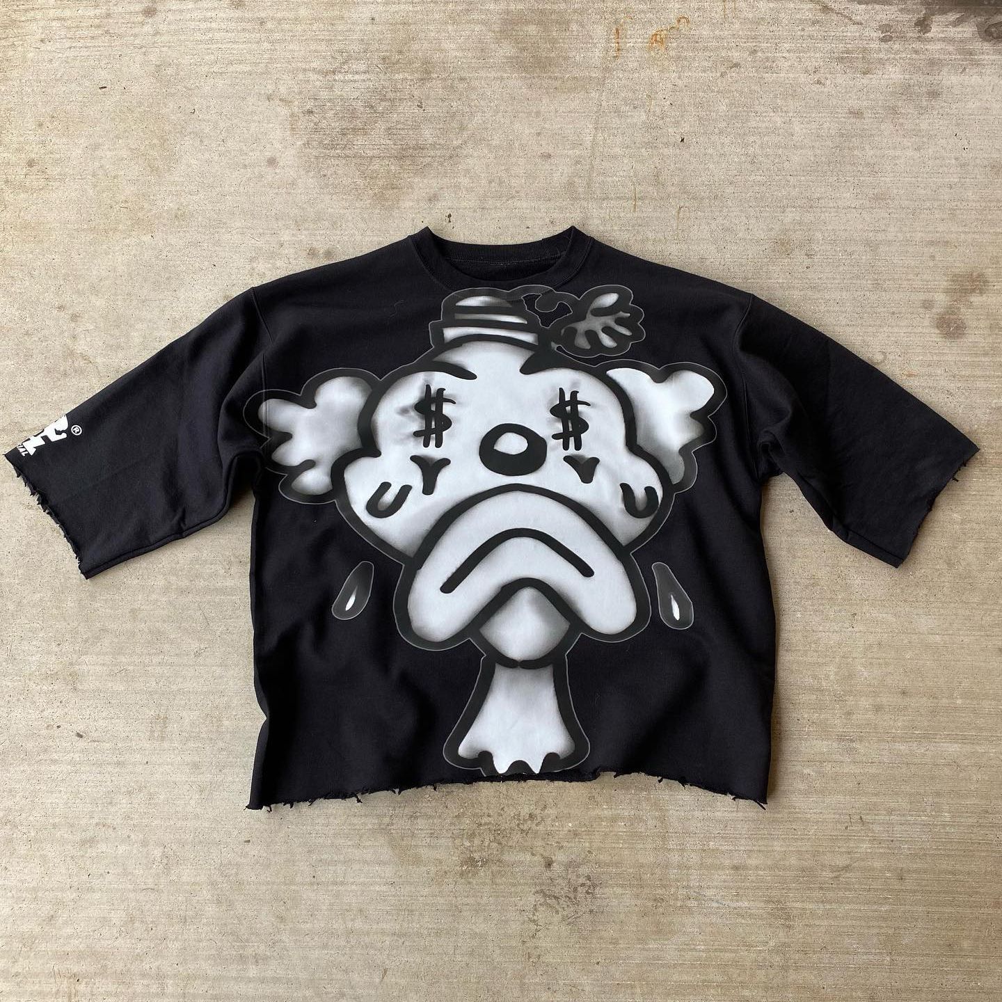 Men's Dress Shirts American Retro Gothic Fashion Summer Casual Hip-hop Splicing T-shirt Personalized Street Sports Top y2k