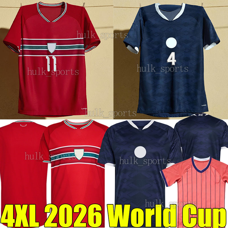 4XL Wales 2026 World Cup Scotland soccer jerseys WILSON JOHNSON MOORE CULLEN THOMAS ADAMS BROOKS McTOMINAY McGINN CHRISTIE men kids kits socks sets football shirts