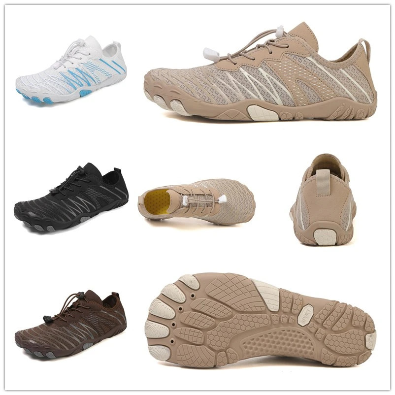 Water Shoes Men Women Quick Dry Five Finger Barefoot Outdoor Upstream Wading Swimming Aqua Shoes Summer Beach Sneakers 2025 250402
