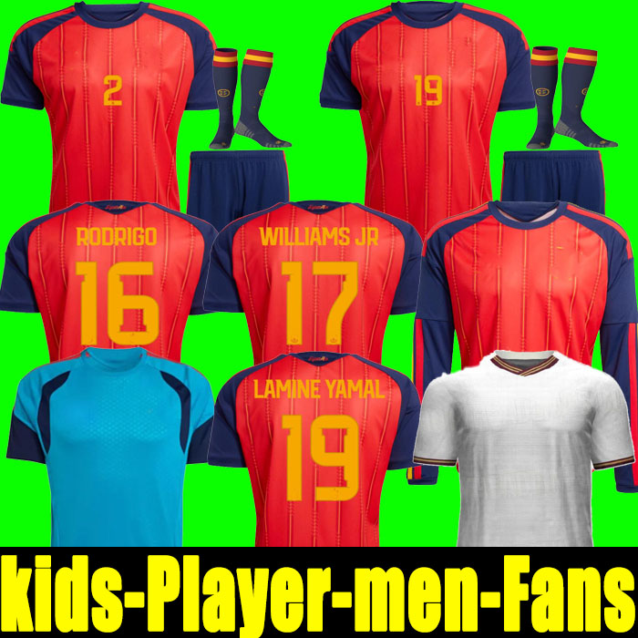 26 27 LAMINE YAMAL Spaines soccer jerseys PEDRI 2026 2027 Espana MORATA CARVAL fans Player football shirt men kids kits OLMO FERRAN RODRIGO WILLIAMS JR 16-4XL