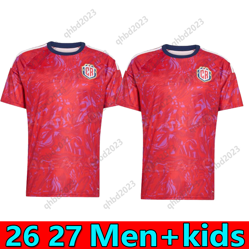 2025 Costa Rica soccer jerseys MEN KIT national team CONTRERAS CAMPBELL BENNETTE TEJEDA VENEGAS RUIZ AGUILERA SALAS 25 26 football shirt 2026 World Cup home away
