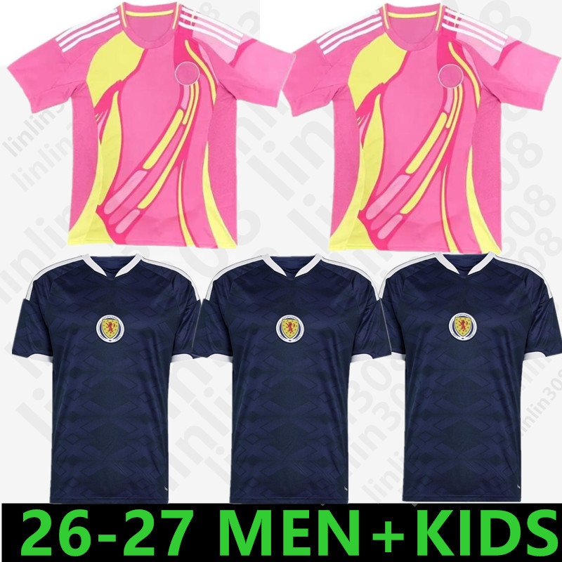 2026 Scotland Soccer Jerseys 26 27 ROBERTSON McTominay McGREGOR SHANKLAND MCGREGOR Football Shirt Home Away thrid maillot de Foot men kids kits unifrom