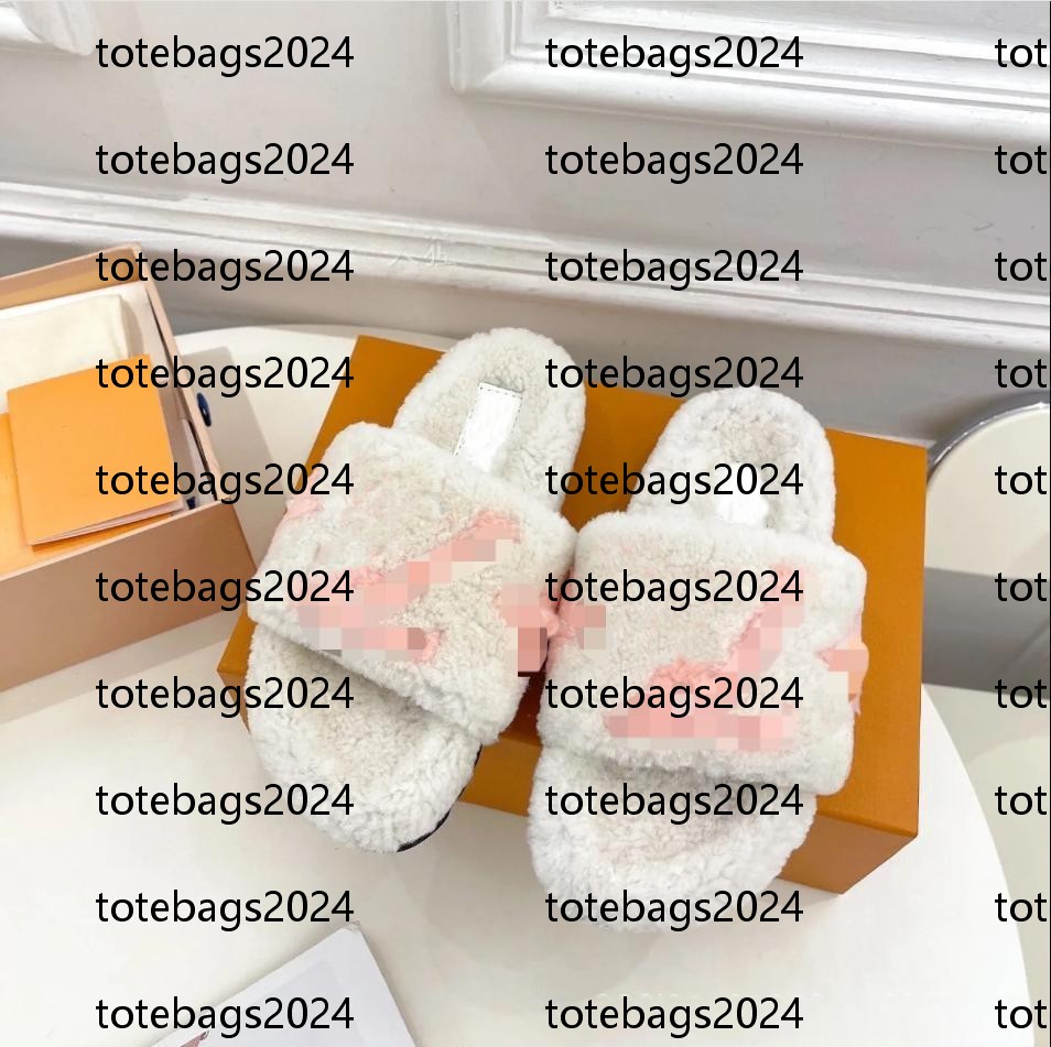 Luxury Slides Paris Designer men women Slippers Ladies Wool Winter Fur Fluffy Furry Warm Letters Sandals Comfortable Fuzzy Girl Flip Flop Slipper 35-42 ds