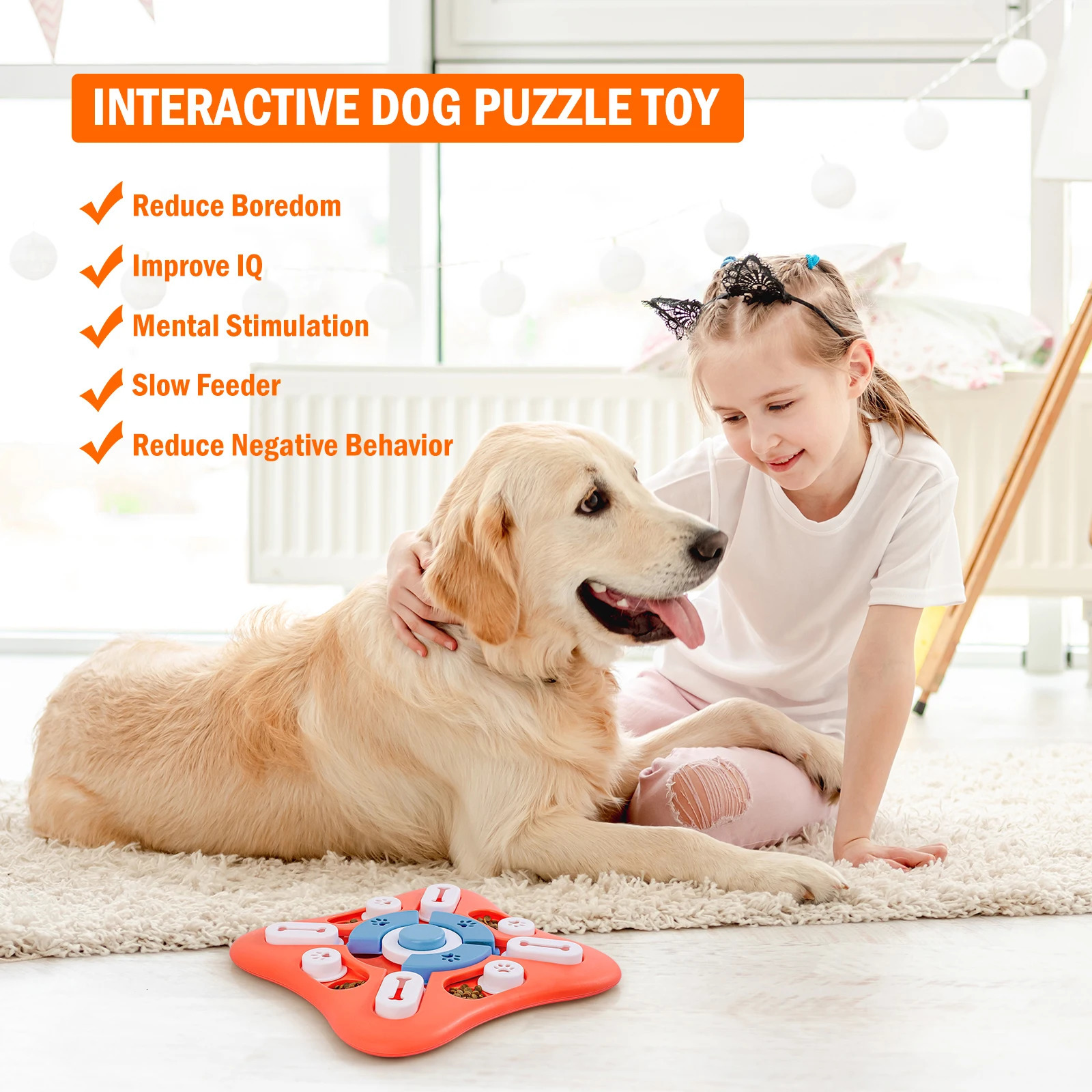 Dog puzzle toys for IQ training and psychological enrichment interactive dog toys for large medium and small dogs 250402