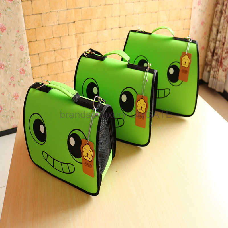 Pet backpack trolley case expression cat bag portable backpack out portable dog bag space capsule ventilation