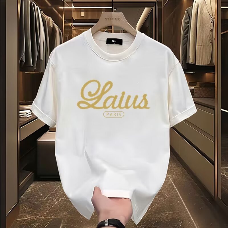 2025 Designer Short Sleeve American fashion brand short for summer new loose and versatile half sleeved T-shirt top high-end men's clothing