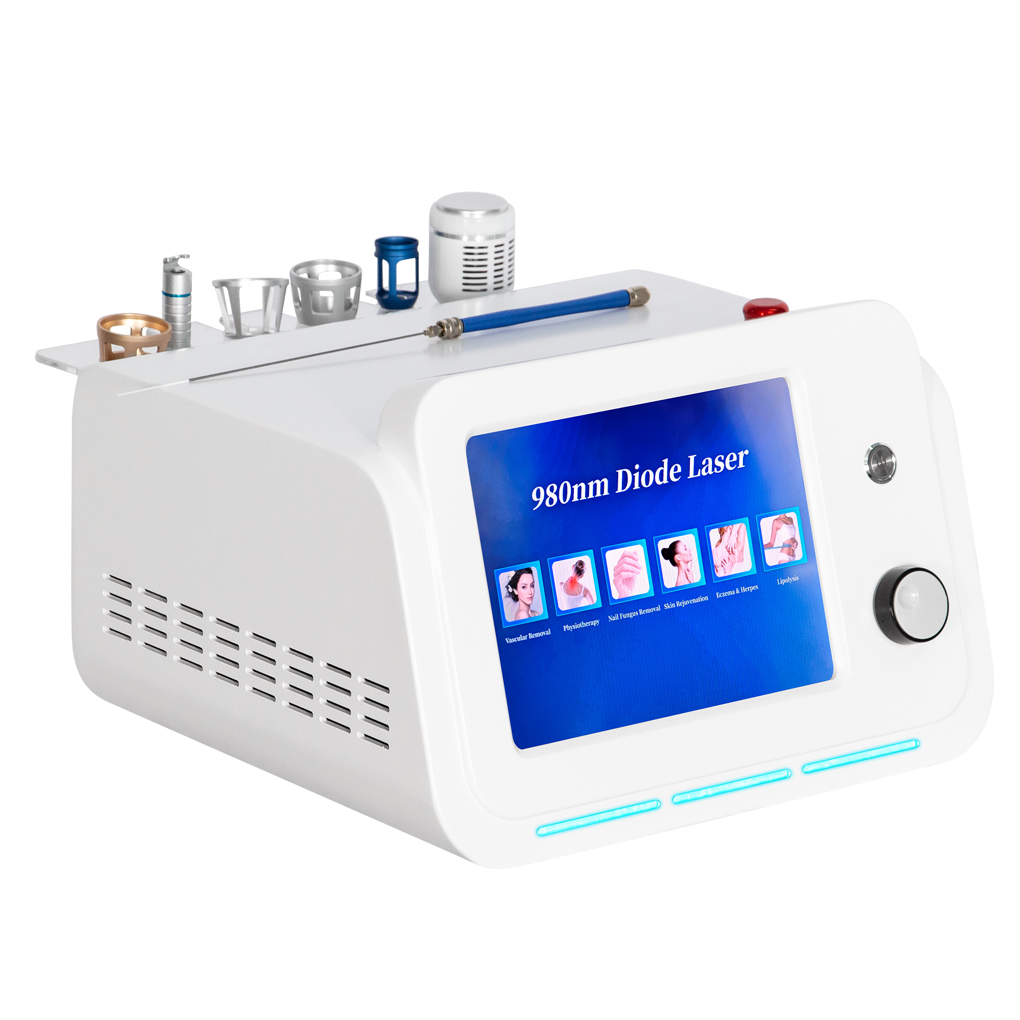 6 in 1 Onychomycosis Podology Nails Fungus Removal Veins Laser 980 Vascular Removal 980 Laser Machine