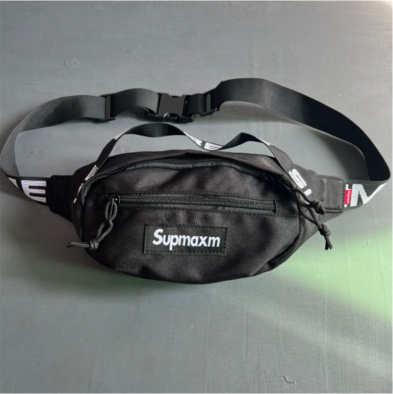 Supreme 18SS Waist Bag 44th Unisex Fanny Pack Fashion Men Canvas Men Messenger Bags 17AW Shoulder Bag A5