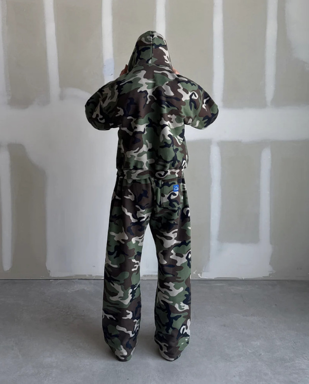 AKIMBO Designer hoodie men coat Jeans Hip Hop Trendy Brand jacket Camouflage Pattern Baggy sweatpants Women Clothing Casual Camouflage tracksuit Stree