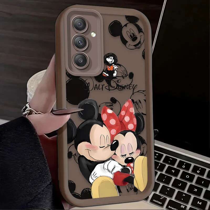 Minnie Couple Case for Samsung Galaxy A55 A35 A25 A15 A05 A05S 5G A24 A13 A23 A12 A22 A32 A52 A52S A71 A72 A51 4G