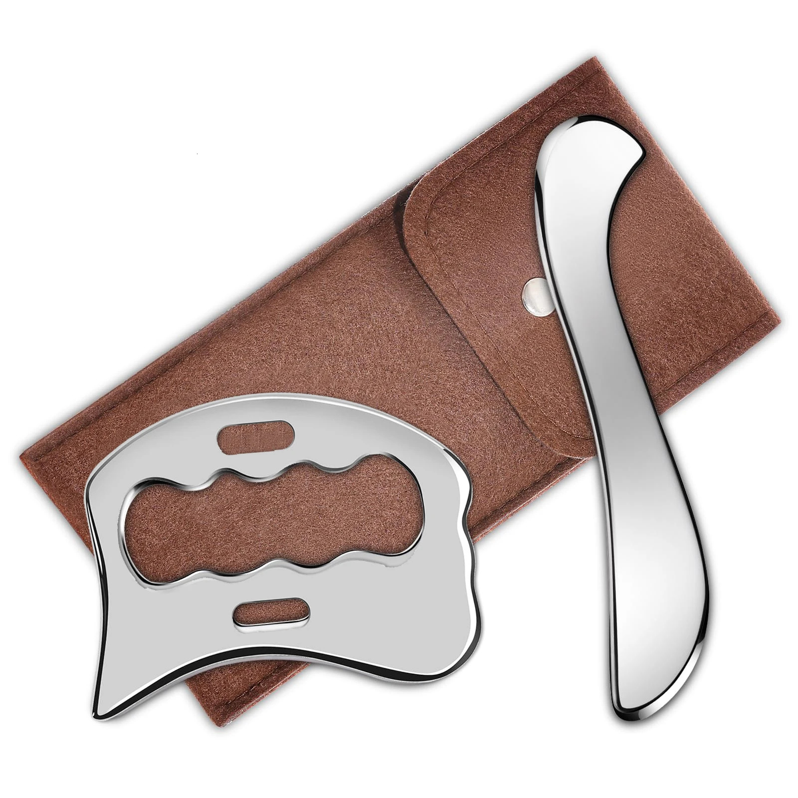 Stainless Steel Gua Sha Muscle Scraper Tool Myofascial Scraping Tools Lymphatic Drainage Massager Soft Tissue Massage Tool 250328