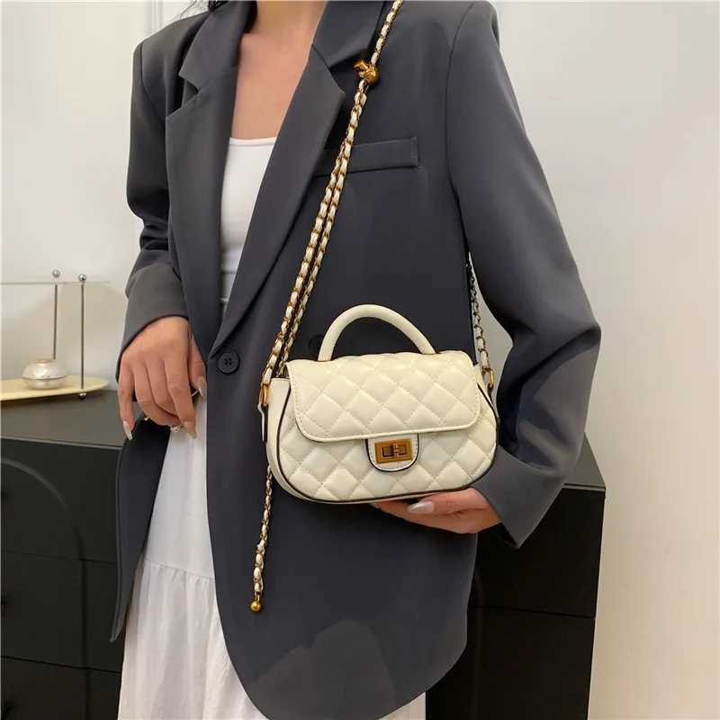 2025 New Diamd-Quilted Chain Bag - Small Inspired Shoder/Crossbody/Handheld Summer Fi Lightweight Elegant Y251106
