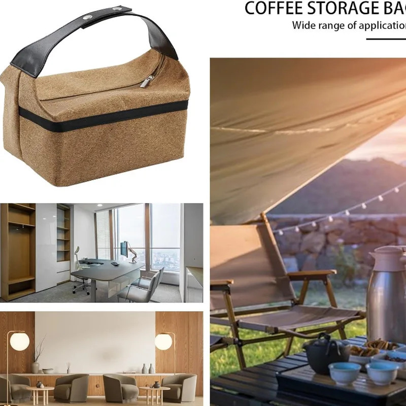 Wood sawdust bento bag office worker student lunch box dog multifunctional outdoor picnic coffee lid storage 250401