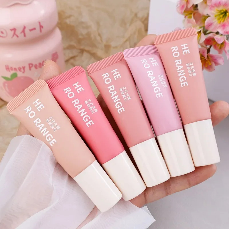 Watercolor matte liquid powder blusher makeup light natural red cream cheek moisturizing lasting velvet 5 colors 250325