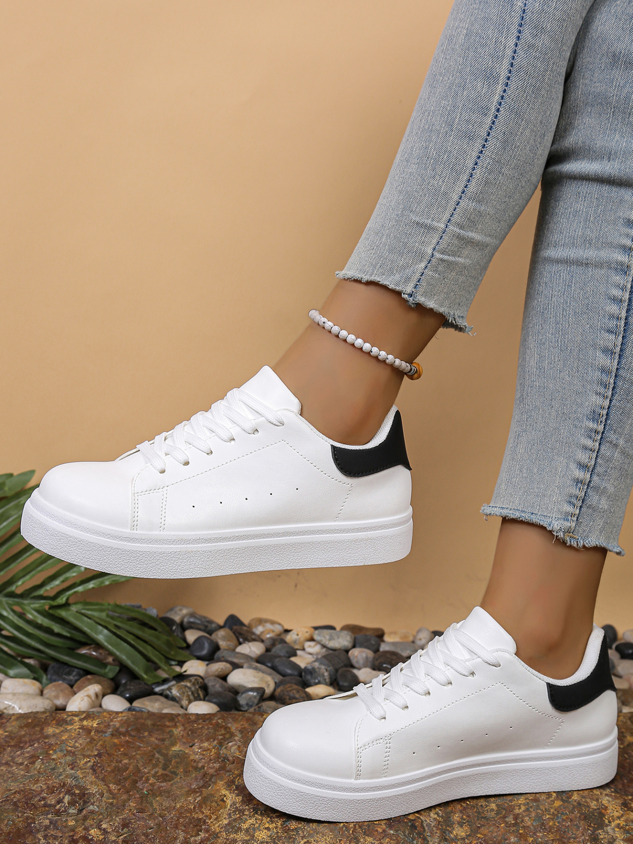 2025 Women Causal Shoes Spring Designer Wedges White Sneakers Platform Tenis Feminino Trainers Female Walking