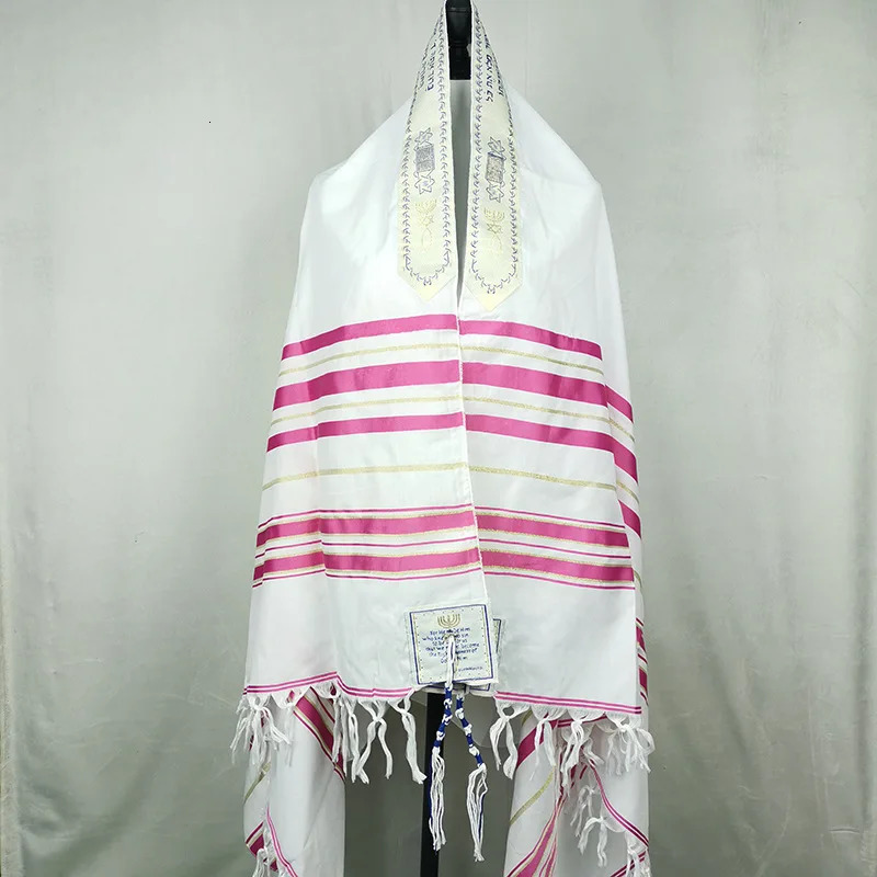 Big Size 108180Cm Je Tallit Talit Prayer Shawl Talis Scarf Women Men Talit Prayer Shawl Messianic Tallit for Christian 251103