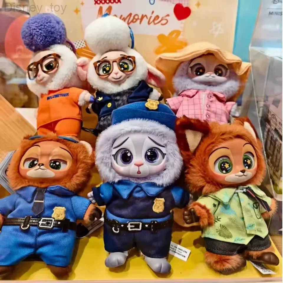 Disney 2025 NEW Zootopia Vinyl Series Blind Box Cute Cartoon Character Vinyl Plush Bag Pendant Toy Doll Mystery Trendy Christmas Gift H251106