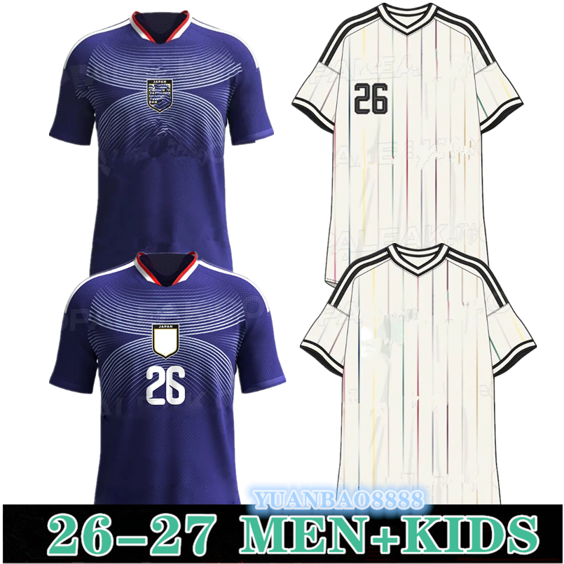 Japan Jerseys 2026 Shirt UEDA ITO ISAGI ATOM TSUBASA MINAMINO DOAN KUBO MITOMA TOMIYASU ENDO NAKATA 26 27 Japanese uniform Football Shirt