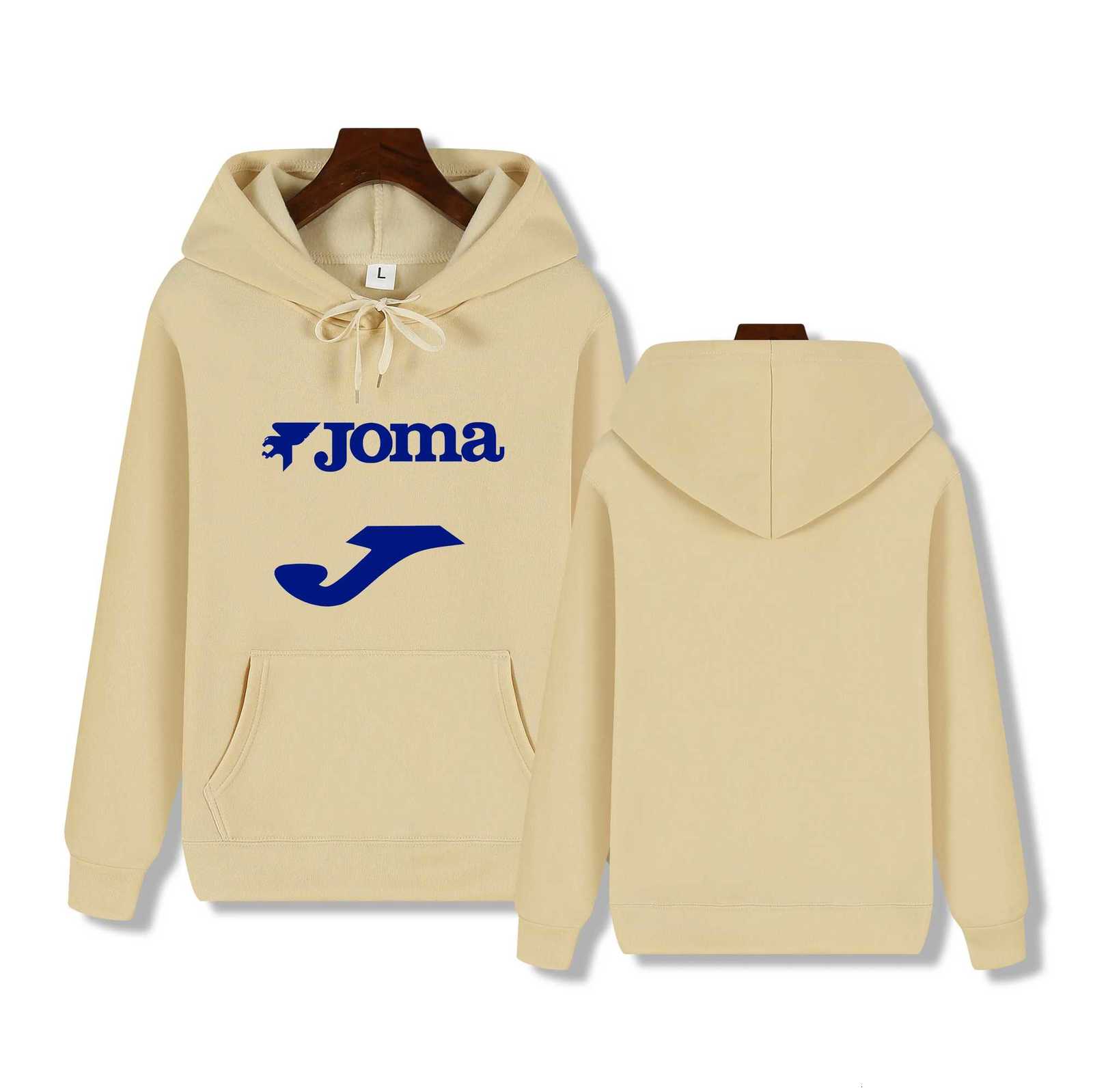 JOMAhigh-quality mens sweatshirt autumn and winter letter printing daily outdoor leisure sports fitness adult hooded longsleeve W251106