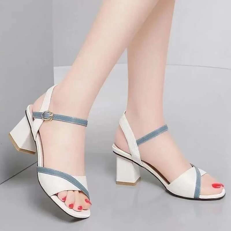 2025 Summer New Women's Sandals Novelty Designer Fashion Sandals Women's Elegant Roman Platform Wedge Mirror