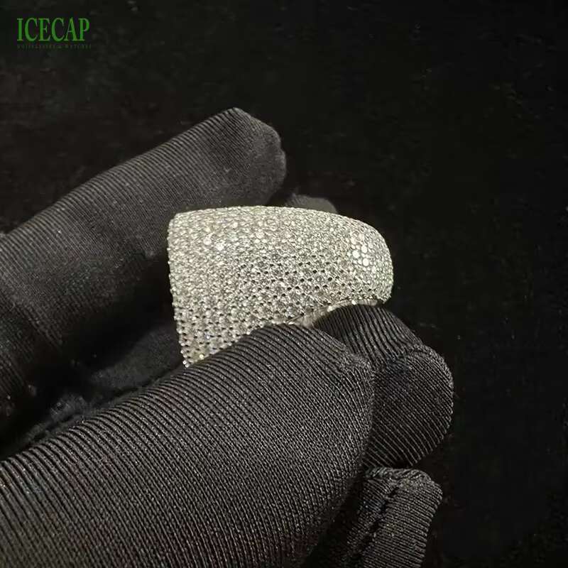 925 Sterling Silver Casual Rings for Ladies Fashion Hiphop Exquisite Gold Brand Finger Ring 18k Gold Diamond Engagement Ring
