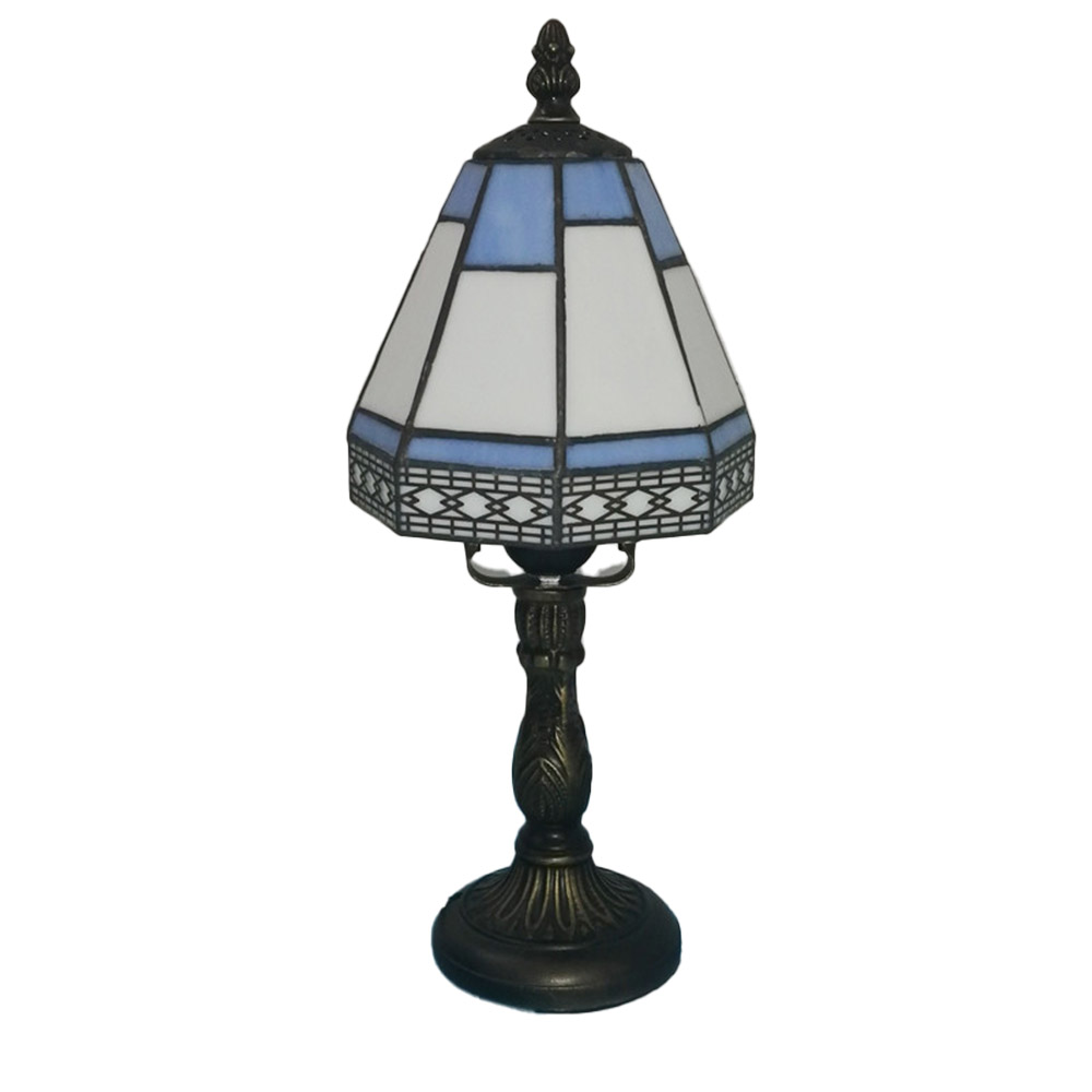 Table for Light Classical Glass LED Table Lamp Creative Bedroom Bedside Living Room Decor Desk Lamps Reading Night Stands Lllumination Lights Medieval