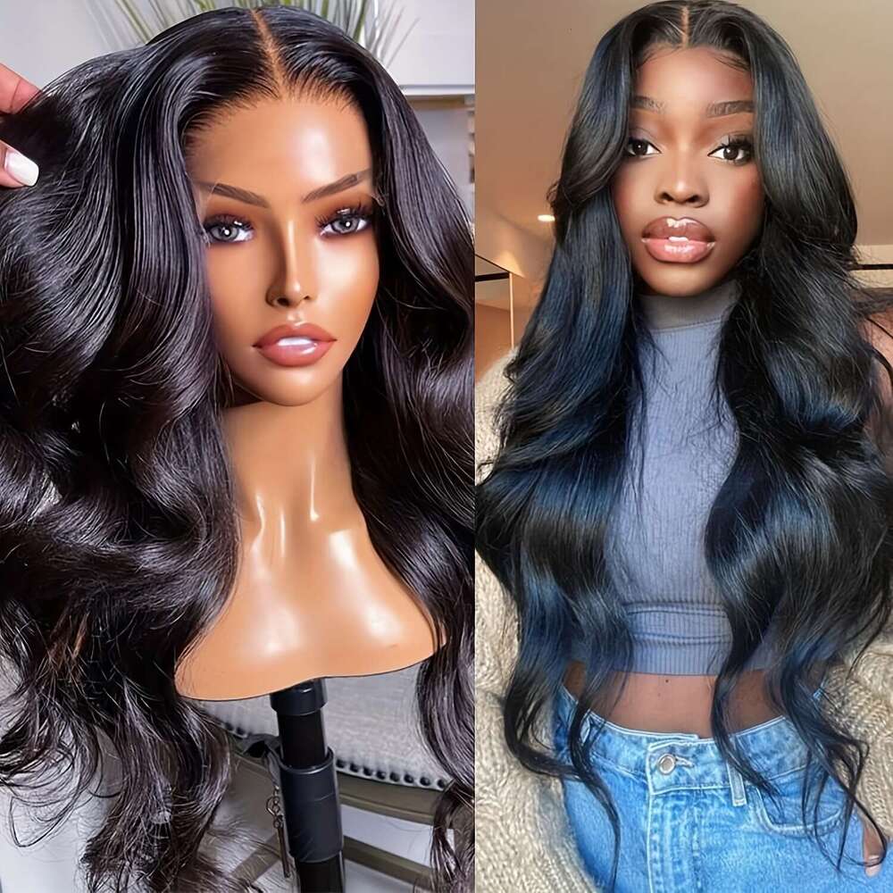 Hot Selling New Styles For Women Body Wave Lace Front Pre Plucked 13X4 HD Transparent Frontal Wigs Human With Baby Hair Natural Hairline