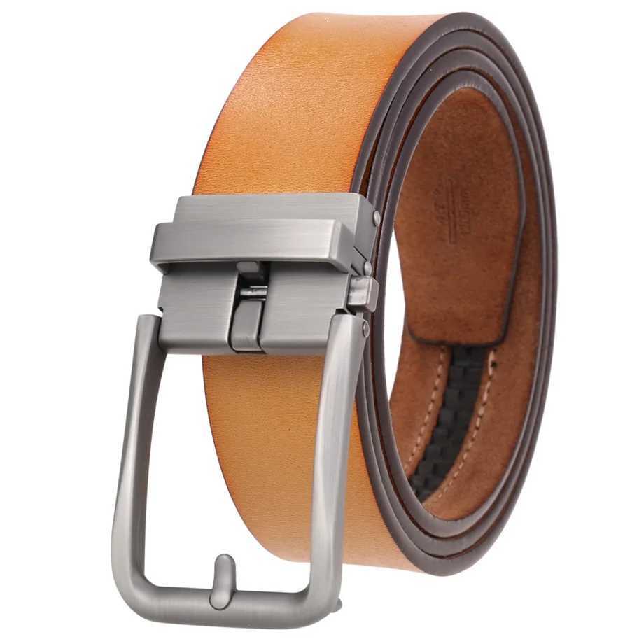Plyesxale Real Leather Belts For Men Mens Belts Luxury Ratchet Dress Belt With Automatic Buckle Retro Waist Strap Male B1094XJ251106