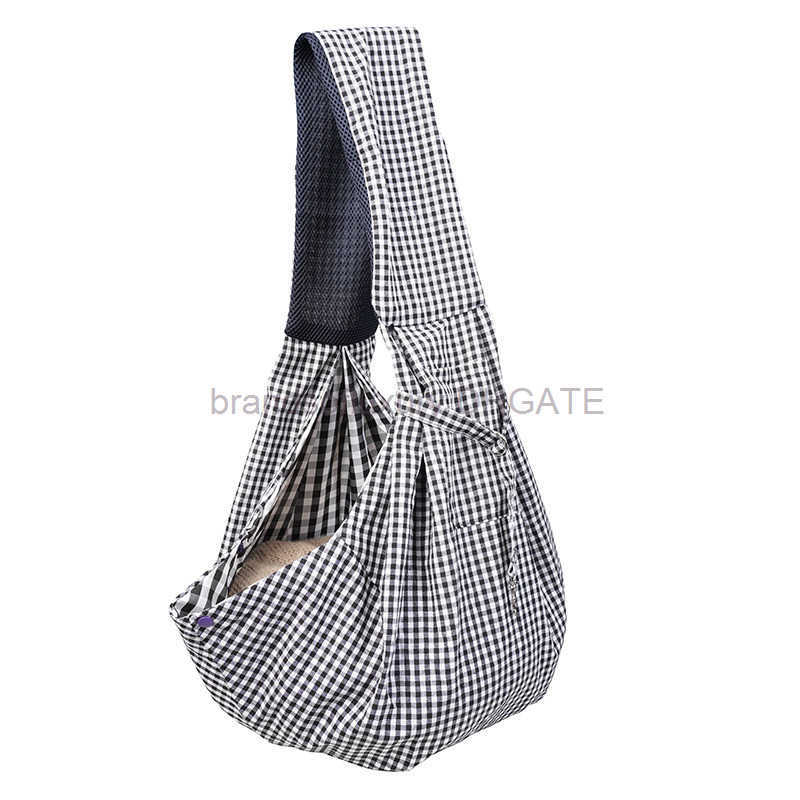 New pet takeaway foldable exposed pet bag breathable diagonal cross back dog bag portable cat bag for outdoor use
