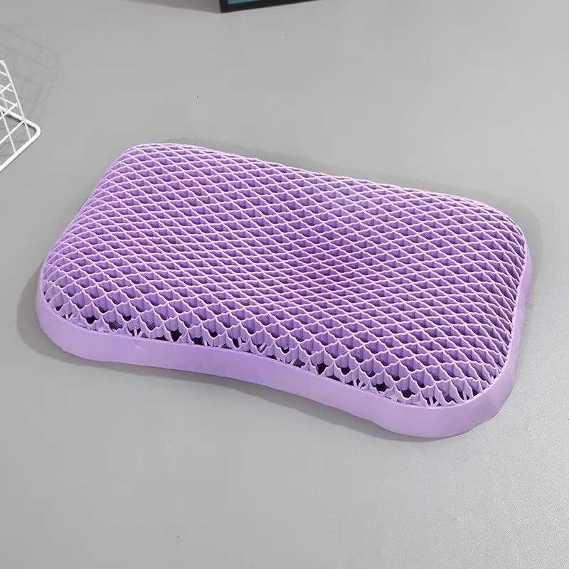 Stylist Pampkin TPE Grid Support Pillow Cooling Gel Airflow Memory Foam with Cloud Feel Hypoallergenic Ergonomic Neck Shoulder P F2501101