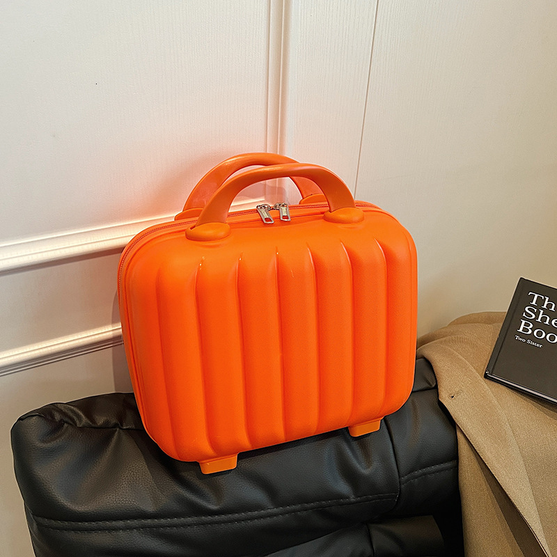 Handheld Small Suitcase Inch Female Companion Hand Gift Mini Boarding Portable Storage Bag Password Travel Makeup Box