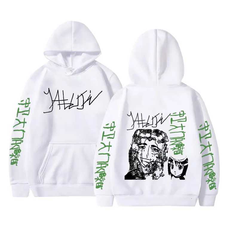 Limited Edition Yabujin Print Hoodie Men Women Casual Oversized Hoodies Male Vintage Streetwear Unisex Fleece Cotton Sweatshirt W251106