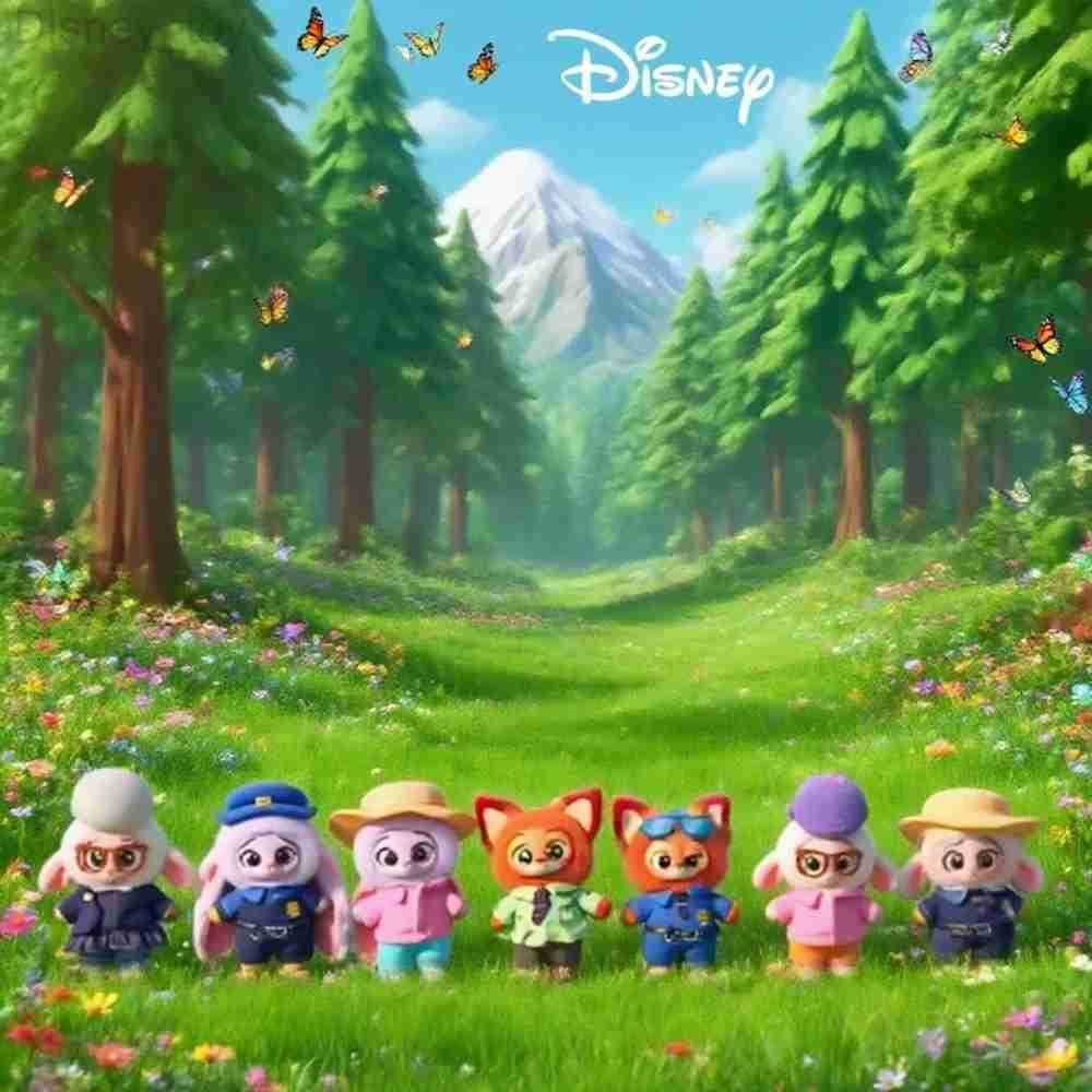 Disney Zootopia Series Blind Box Judy Nick Vinyl Plush Cartoon Character Trendy Toys Box Christmas Gift H251106