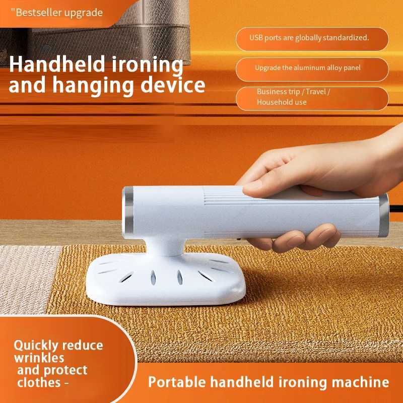HOMFISH Handheld Iron Steamer 360 Ironing Small Garment Steamer USB Powered Electric Ironing Machine for Fabric Clothes Ironing C251106