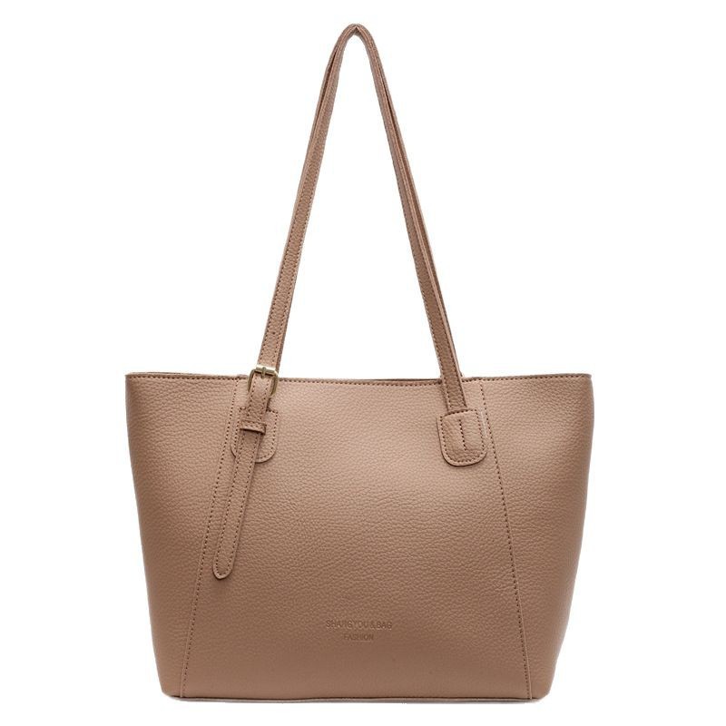 New fashion bag women's large capacity soft surface women's bag foreign texture small public Tote shoulder bag 2025s hot