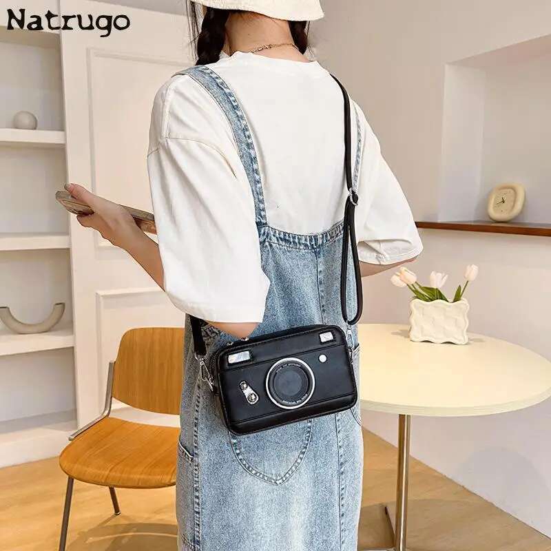 2025 Women Camera Shape Shoulder Bag Lady Girls Casual Crossbody Handbag Messenger Purse Stylish Female Travel Small Shopping Tote