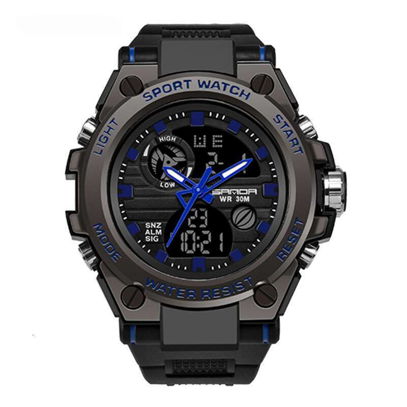 DHwatches Sanda 739/6067 Student Outdoor Waterproof Special Forces Cool Tactical Youth Luminous Couple Electronic Watch