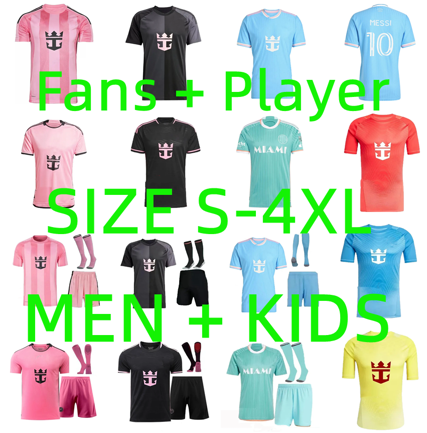 XXXL 4XL 2025 2026 SUAREZ football jersey 25 26 inters maimis Messi Soccer JerseyS Miami CF Lionel Inters DE PAUL SERGIO CAMPANA Smaimi Football Shirts Men Kids kit