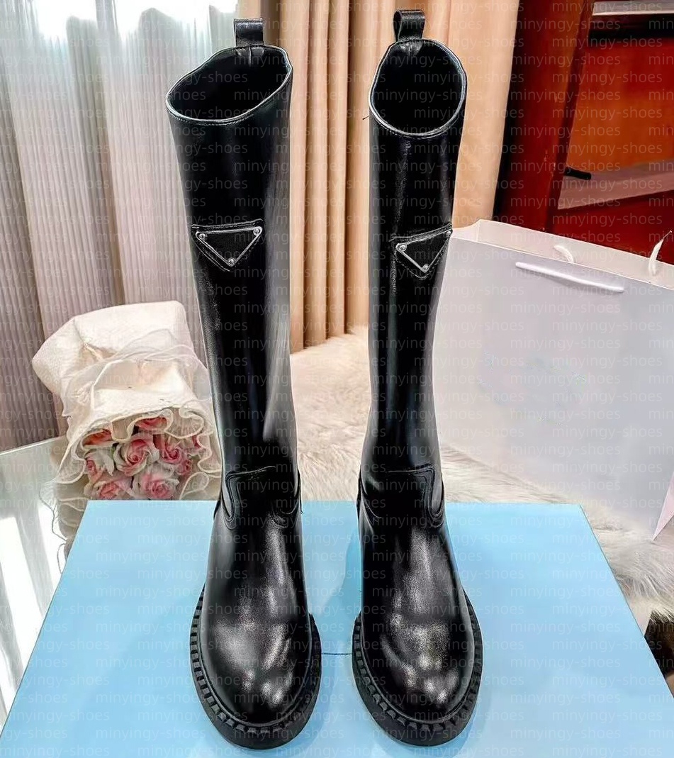 Italian designer ladies' long boots - luxurious brand's new autumn-winter women's knee-high pointed-toe boots fashion show women's long boots ladies' boots 35-40 size