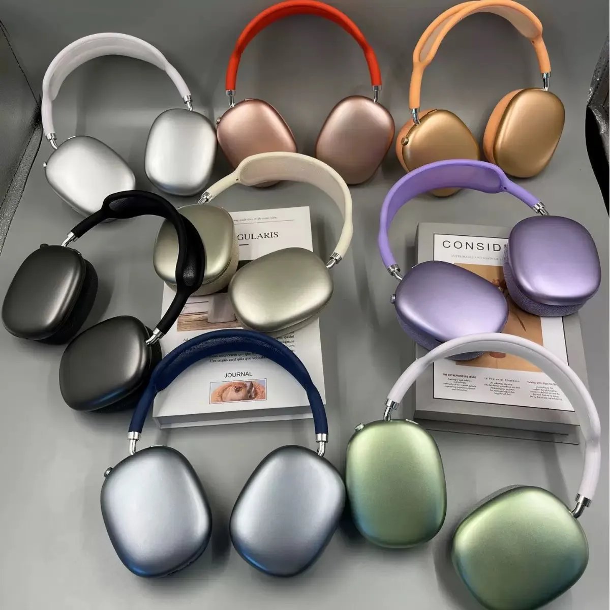 P9 pro Max headphones max headphones Wireless Earphones Bluetooth Headphones Stereo HIFI Super Bass Headset Noise Cancelling Ourdoor headband