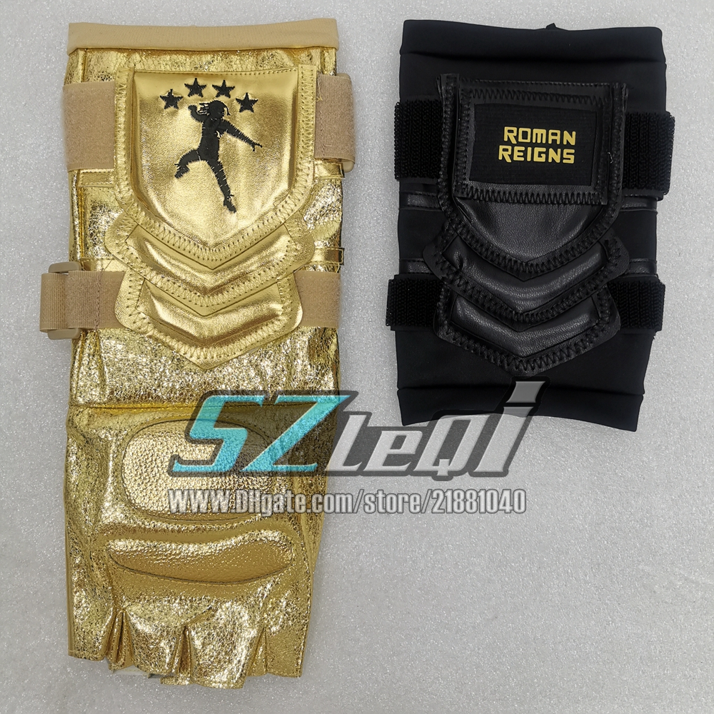 2025 New Premium Red Golden Motorcycle Gloves Set Roman Reigns With Sponge Gloves Weight Lifting Wrestling Outdoor Sports High Quality Free Shipping G