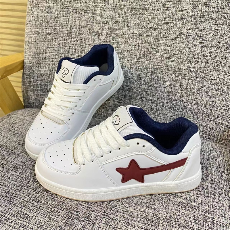 Designer casual free shipping 2025 new round headed flat bottomed trendy sports board shoes outdoor for women men