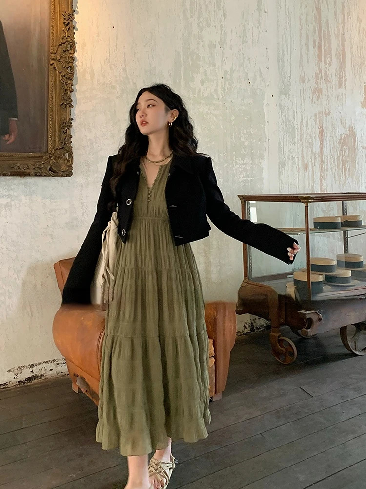 Summer womens dress long night womens retro long dress party oversized beach womens dress casual elegant ball print 250401