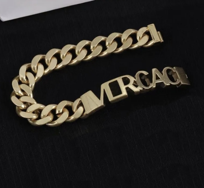 Fashion gold silver letter designer Bracelets charm bangle for mens party wedding lovers gift jewelry
