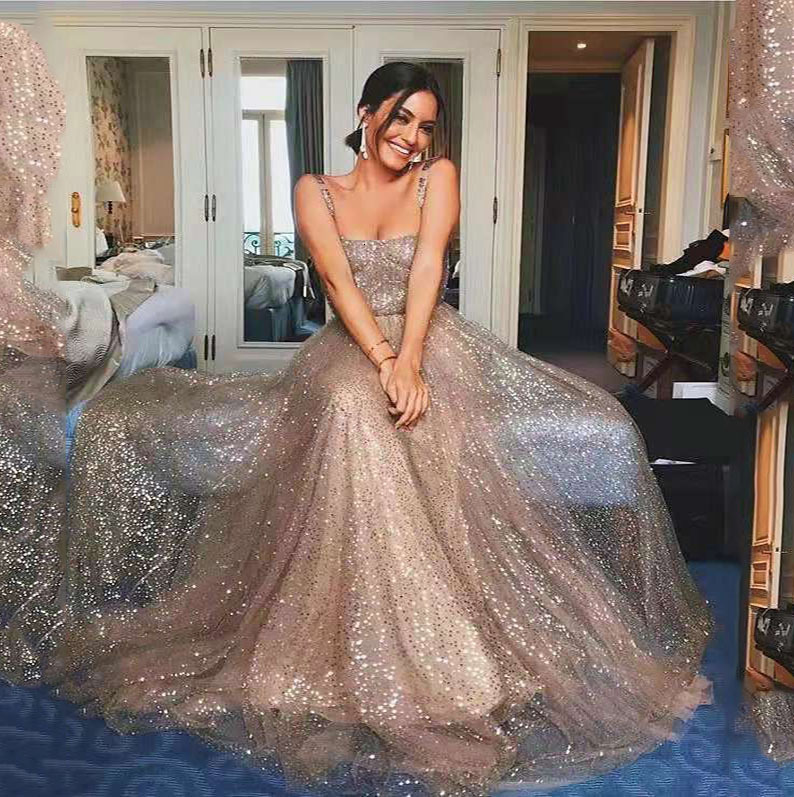 2025 New Sexy Sleeveless Camisole Dress with Large Swing Skirt