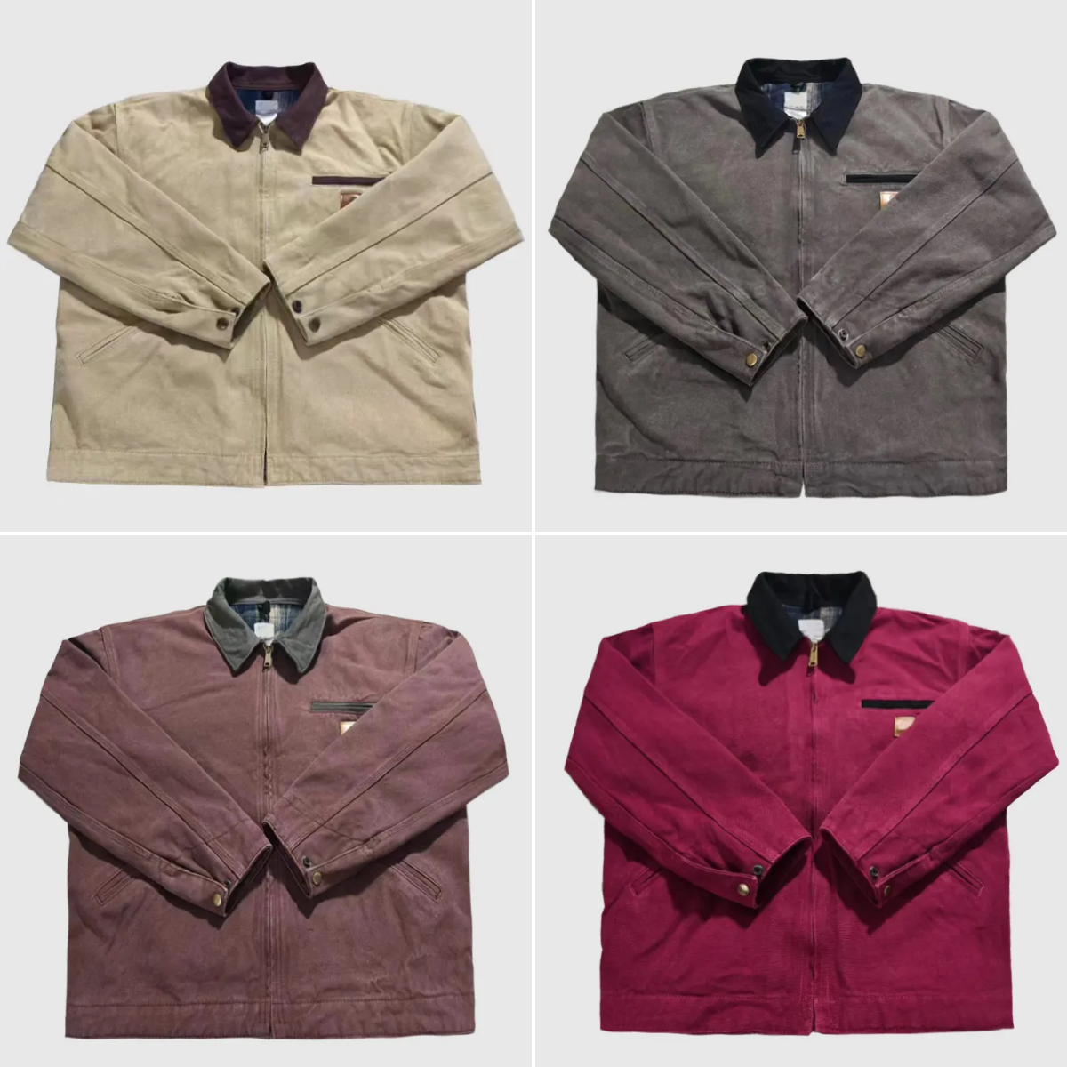 Designer Men's Jackets Carhartt Detroit Wide Coverall Jacket Loose Vintage Unisex Coat Men Women Autumn Long Sleeve Cotton Tops Casual Brands Clo