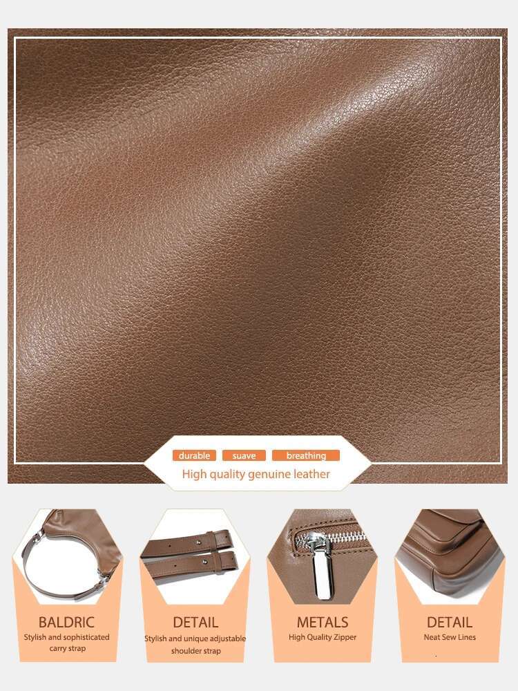 Zency Women's Fashion Hobo 100% Genuine Leather Soft Shoulder Bag Ladies Designer Handbag Crossbody Satchel Large Capacity